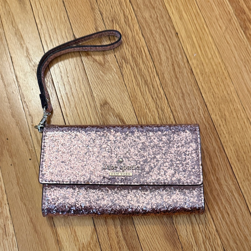 Kate Spade Sparkling Pink Wristlet